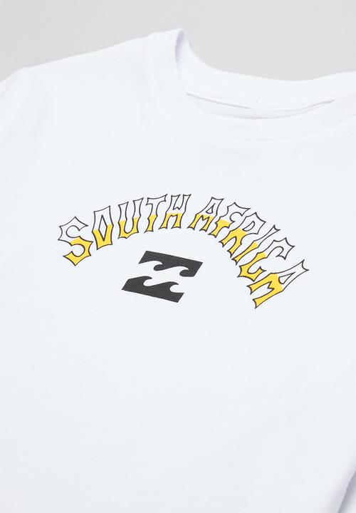 Billabong  - Boys South Africa arch long sleeve tee - white