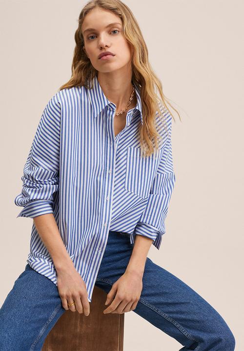 MANGO - Shirt federico - medium blue