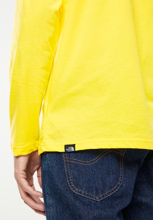 The North Face - M coordinates long sleeve tee  - yellow