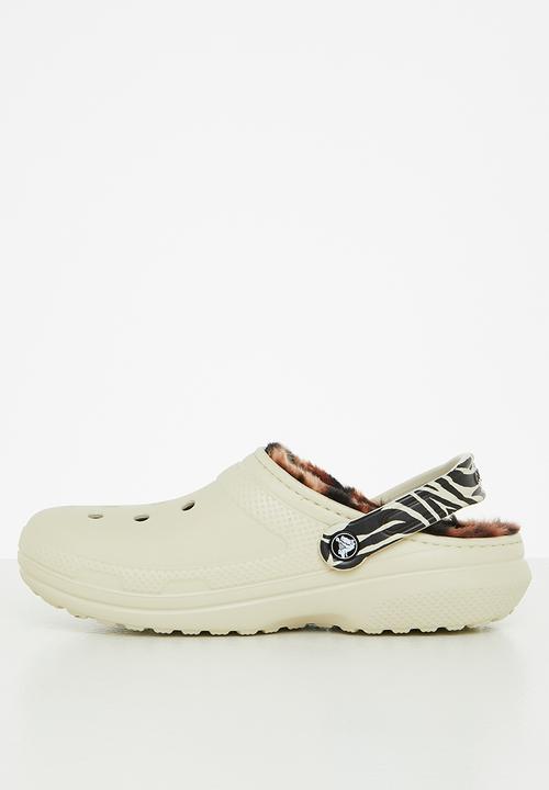 Crocs - Classic lined animal remix clog - bone