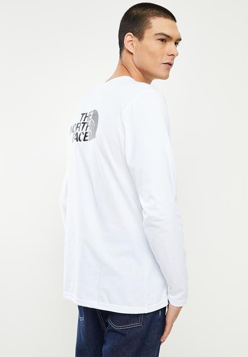 The North Face - M long sleeve easy tee - white