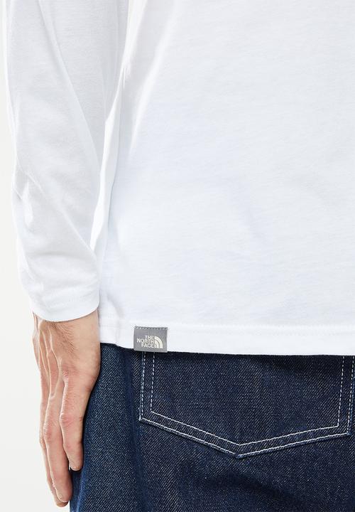 The North Face - M long sleeve easy tee - white