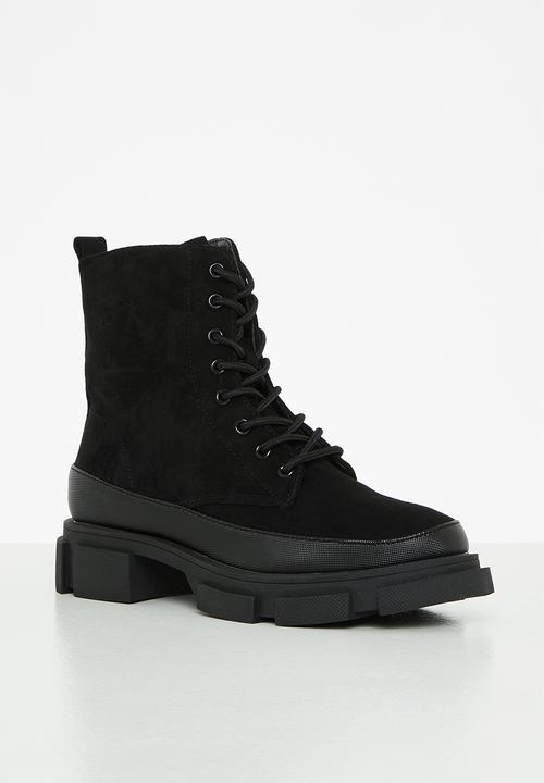 dailyfriday - Lizzy combat boot - black