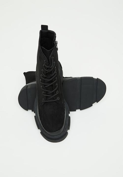 dailyfriday - Lizzy combat boot - black