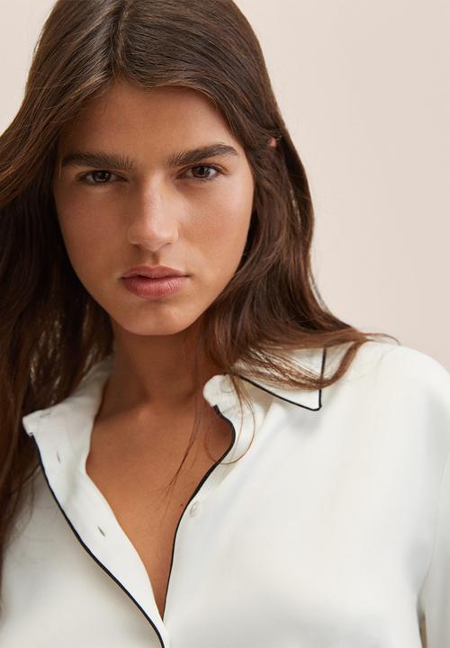 MANGO - Shirt mikaela - white