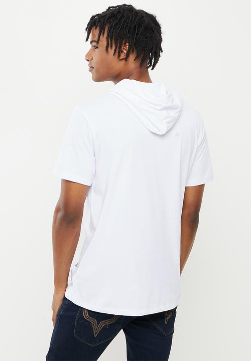 Cutty - Spunk Fashion Hooded T-shirt - White