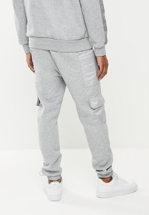 Cutty - Mens regular fit trackpant - grey