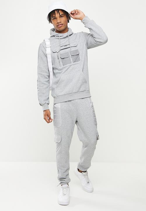 Cutty - Mens regular fit trackpant - grey