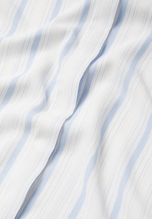 MANGO - Shirt basic - light pastel blue