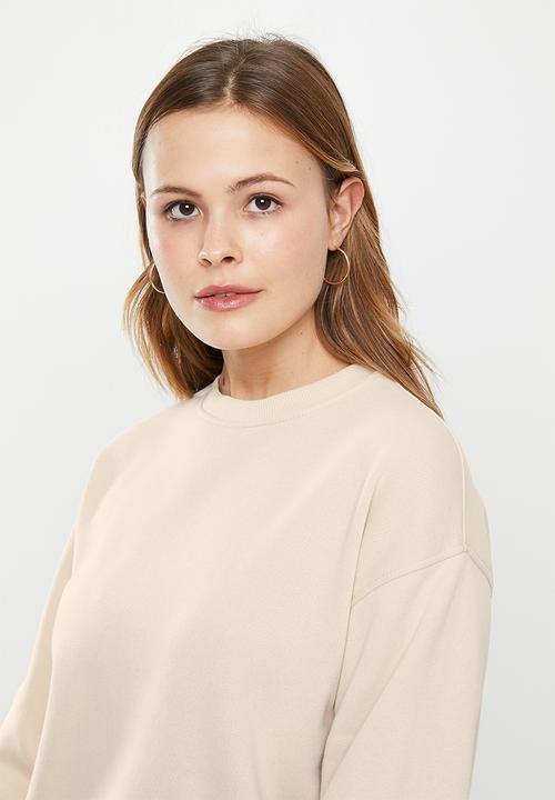 Cotton On - Classic crew sweatshirt - stone