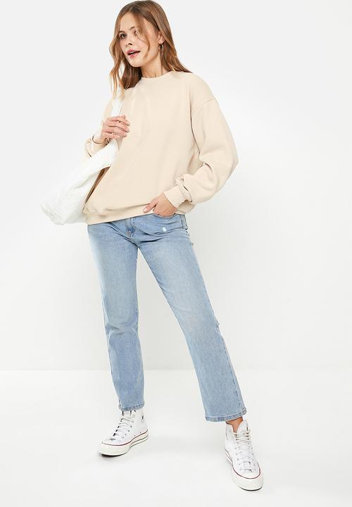 Cotton On - Classic crew sweatshirt - stone