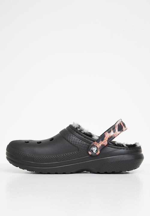 Crocs - Classic lined animal remix clog - black