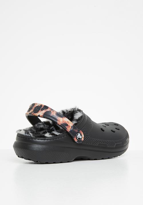 Crocs - Classic lined animal remix clog - black