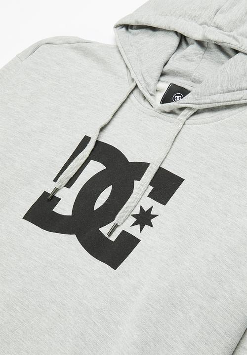 DC - DC Star Pullover Hoodie- Heather Grey