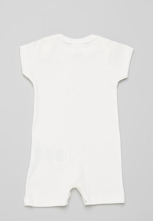UP Baby - Cotton romper - off white