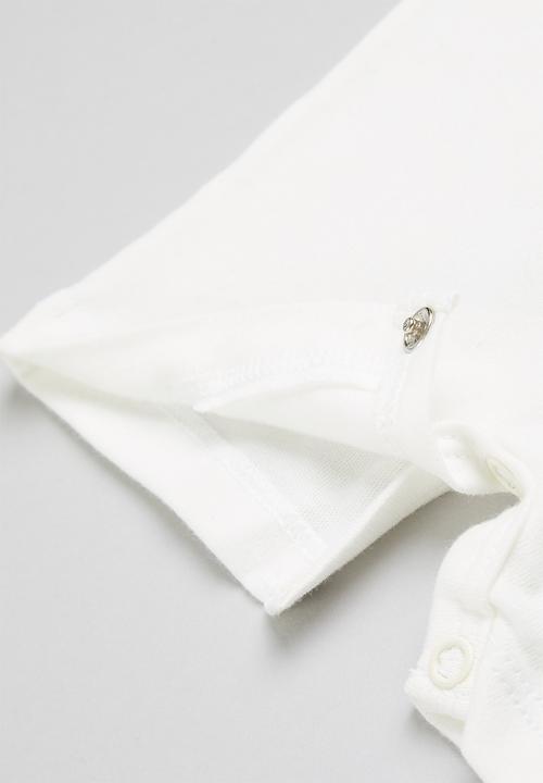 UP Baby - Cotton romper - off white