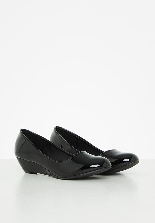 Pop Candy - Girls wedge - black