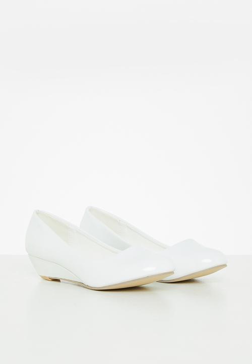 Pop Candy - Girls wedge - white
