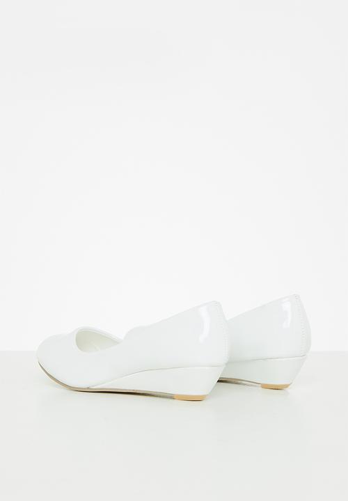 Pop Candy - Girls wedge - white