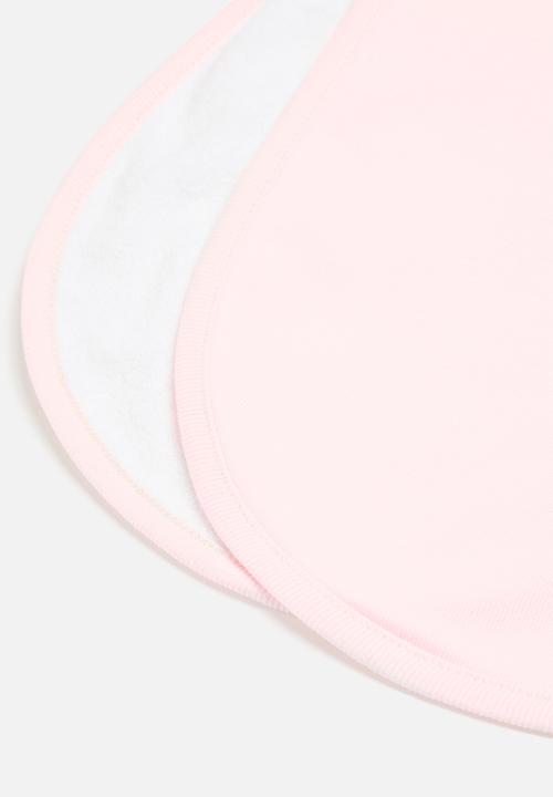 Pop Candy - Girls 2 pack burping cloths - grey/pink