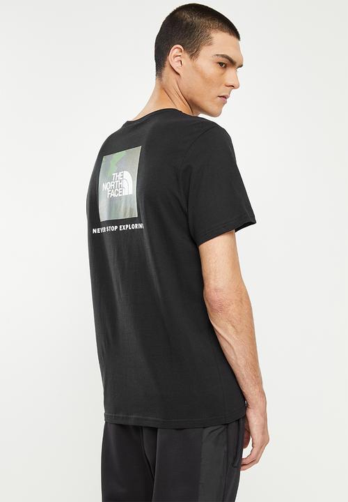 The North Face - M short sleeve redbox tee  - tnf black camo