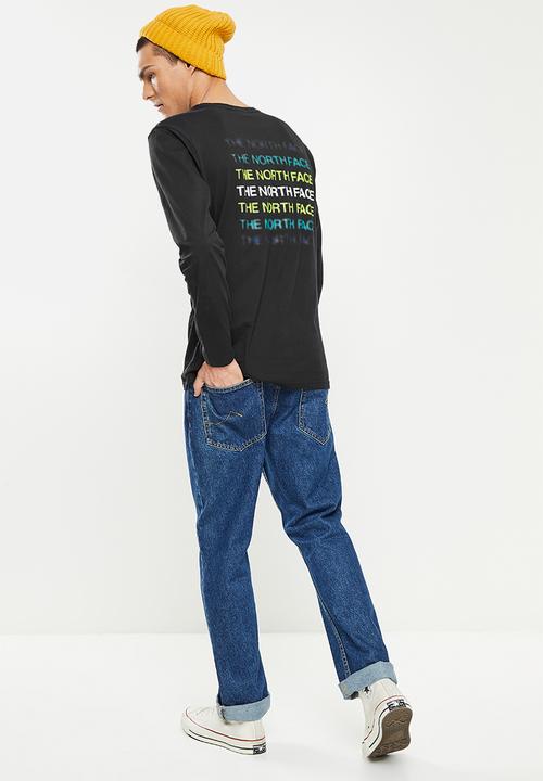 The North Face - M long sleeve graphic tee - black