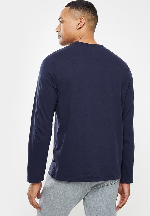 PUMA - Essential Small Logo long sleeve Tee - Navy