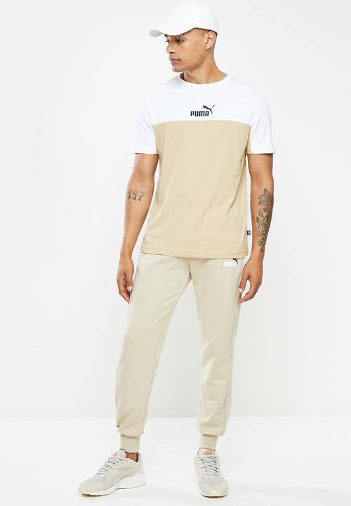 PUMA - Ess+ block tee - puma white