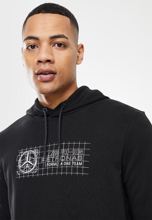 PUMA - Mercedes F1 Logo+  Hoodie - Black