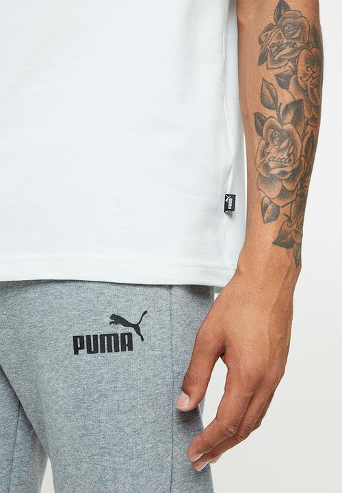 PUMA -  Essentials Pique Polo Shirt - Ice flow