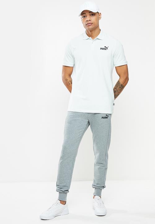 PUMA -  Essentials Pique Polo Shirt - Ice flow