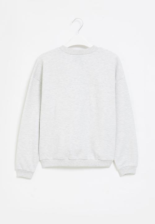 Rebel Republic - Printed sweat top - mauve & grey 