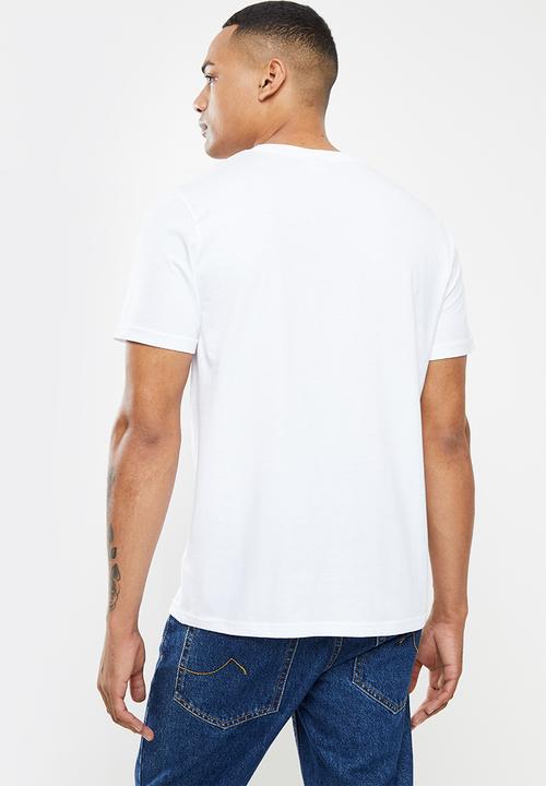 PUMA - Classics logo interest tee - puma white/red