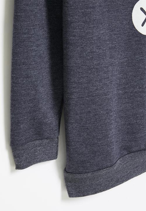 Rebel Republic - Boys crew graphic sweatshirt - navy