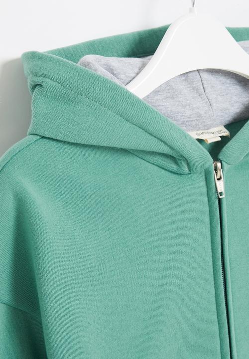 Superbalist Kids - Zip through hoodie - teal