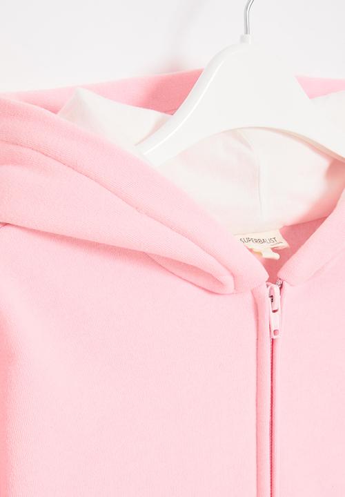 Superbalist Kids - Zip through hoodie - pink