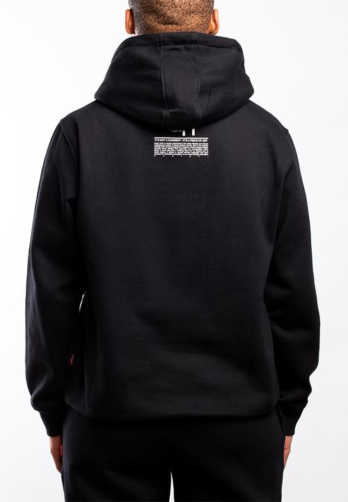 Butan - Classic connections box logo hoodie - black