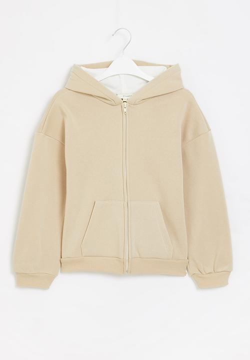 Superbalist Kids - Zip through hoodie - beige