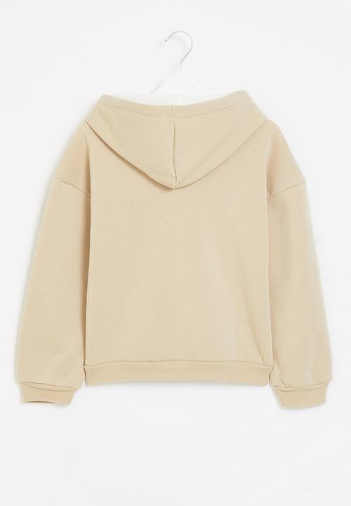 Superbalist Kids - Zip through hoodie - beige