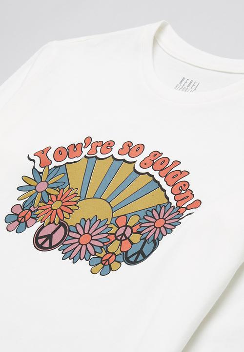 Rebel Republic - Graphic tee - milk