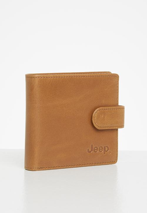 JEEP - Clip wallet -tan