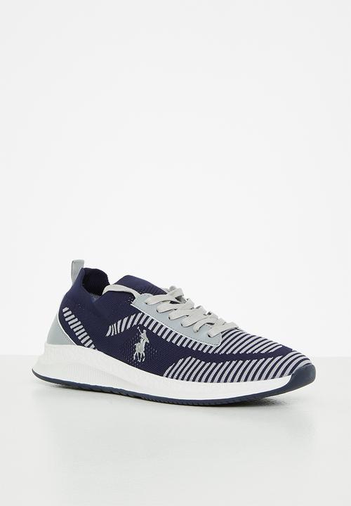 POLO - 3d knitted runner - navy & grey 