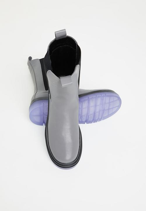 Public Desire - Winter chelsea boot - grey 
