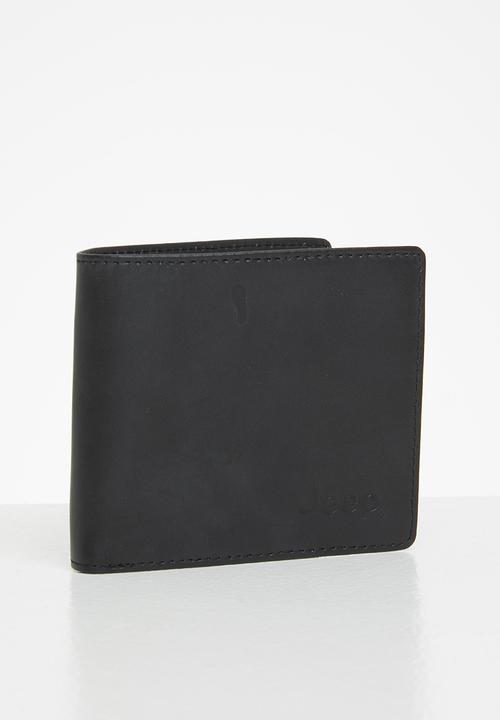 JEEP - Bifold wallet - black
