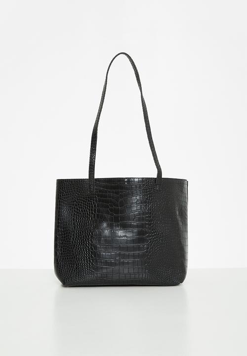 edit - Monet tote bag - black