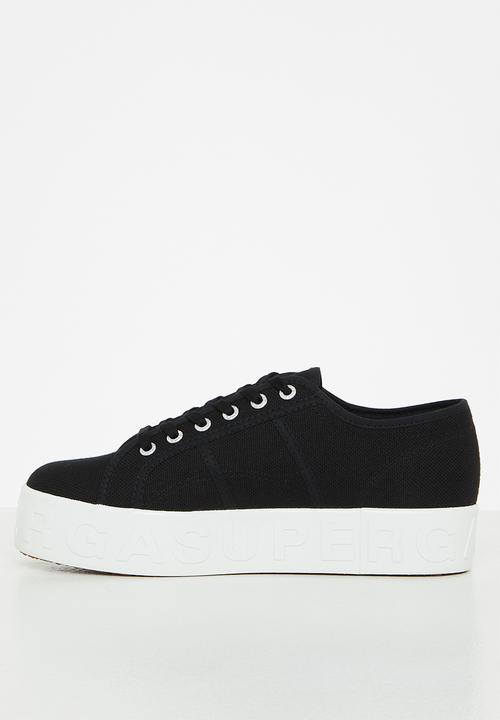 SUPERGA - 2790 shiny 3d lettering - 999 black
