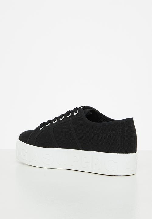 SUPERGA - 2790 shiny 3d lettering - 999 black