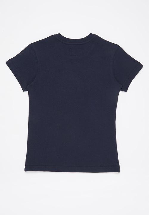Aca Joe - Aca joe printed core crew tee - navy