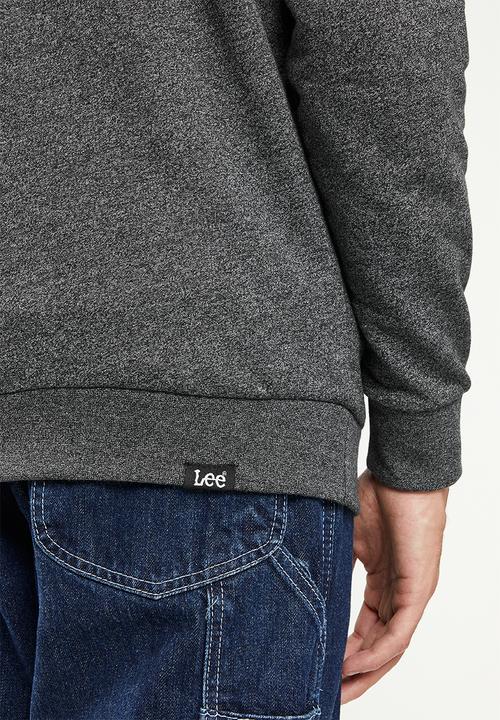 Lee  - Classic logo hoodie - black jaspe