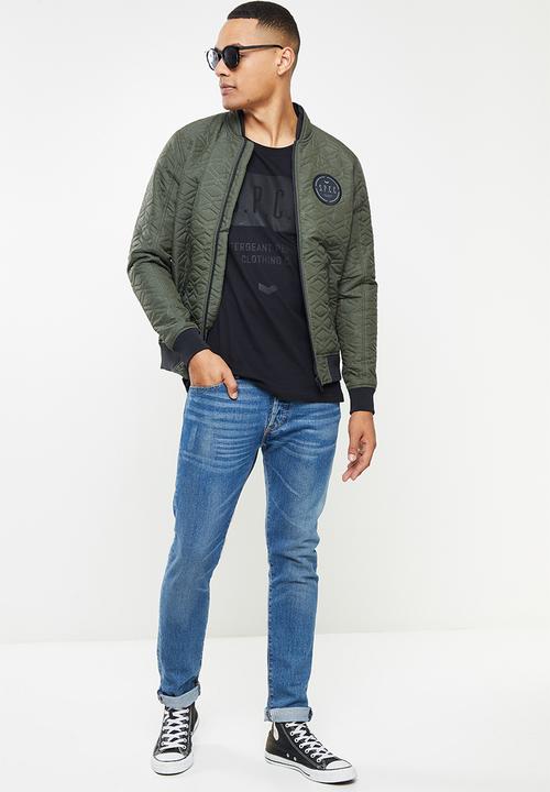 S.P.C.C - Zayne regular fit straight hem tee  - black